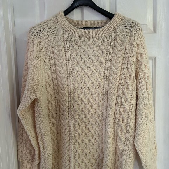 Mens Janette Murray Handknit Fisherman Sweater - Picture 6 of 6